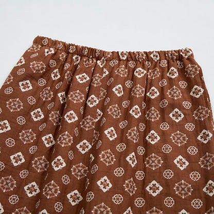 Retro Geometric Long Sleeve Pajama Set - image 6