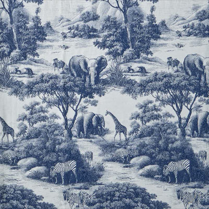 Vintage Jungle Toile Poncho Shawl Wrap - image 7