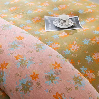 Crabapple Blossom Cotton Duvet Cover Bedding Set - image 7