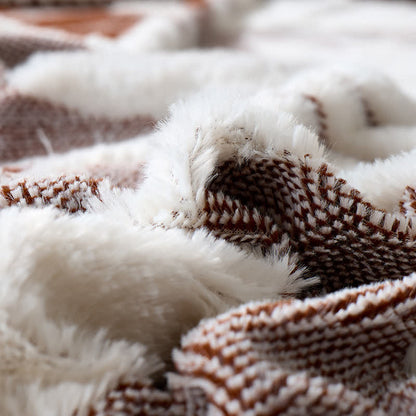 Modern Botanical Fleece Throw Blanket - image 33