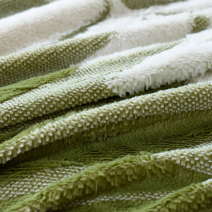 Modern Botanical Fleece Throw Blanket - image 27