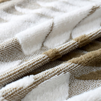 Modern Botanical Fleece Throw Blanket - image 18