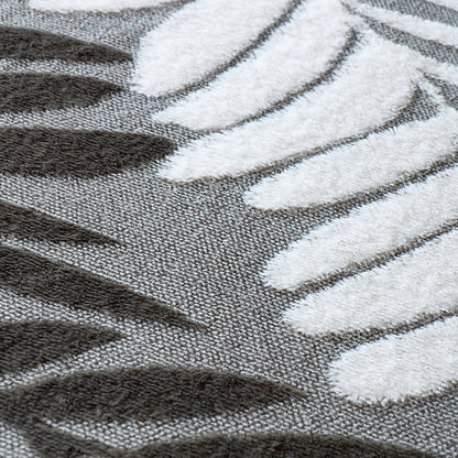 Modern Botanical Fleece Throw Blanket - image 5