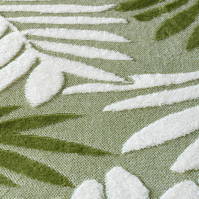 Modern Botanical Fleece Throw Blanket - image 29