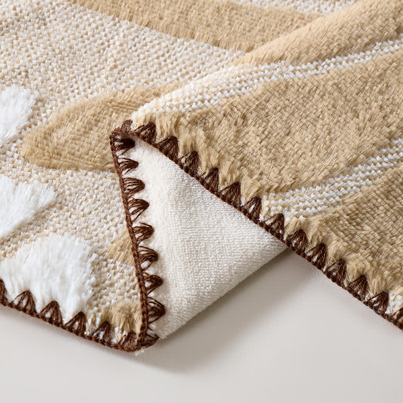 Modern Botanical Fleece Throw Blanket - image 13