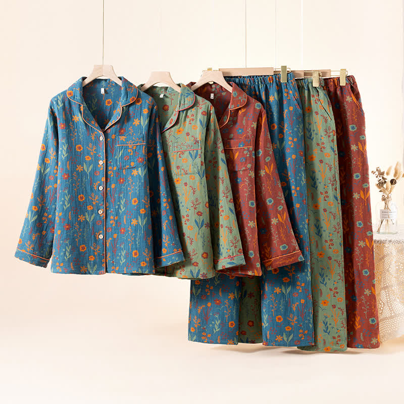 Garden Bloom Cotton Loungewear Set - image 0