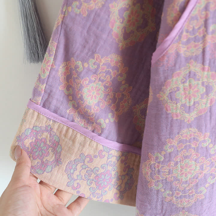 Vintage Oriental Cotton Gauze Lounge Set - image 6