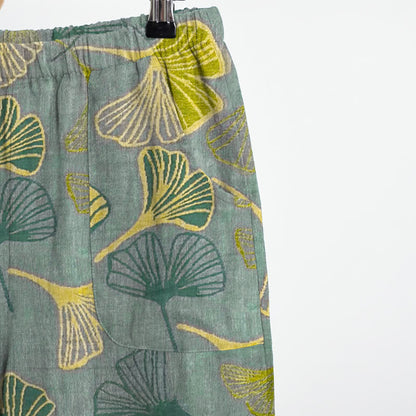 Oriental Ginkgo Leaf Cotton Pajama Set - image 10
