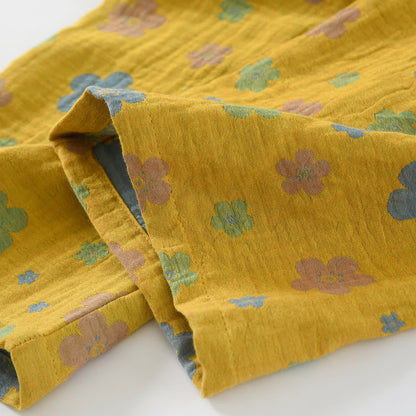 Floral Cotton Piped Loungewear Set - image 11