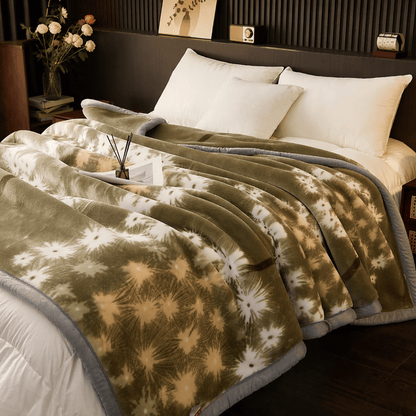 Dandelion Cozy Fleece Throw Blanket - image 1