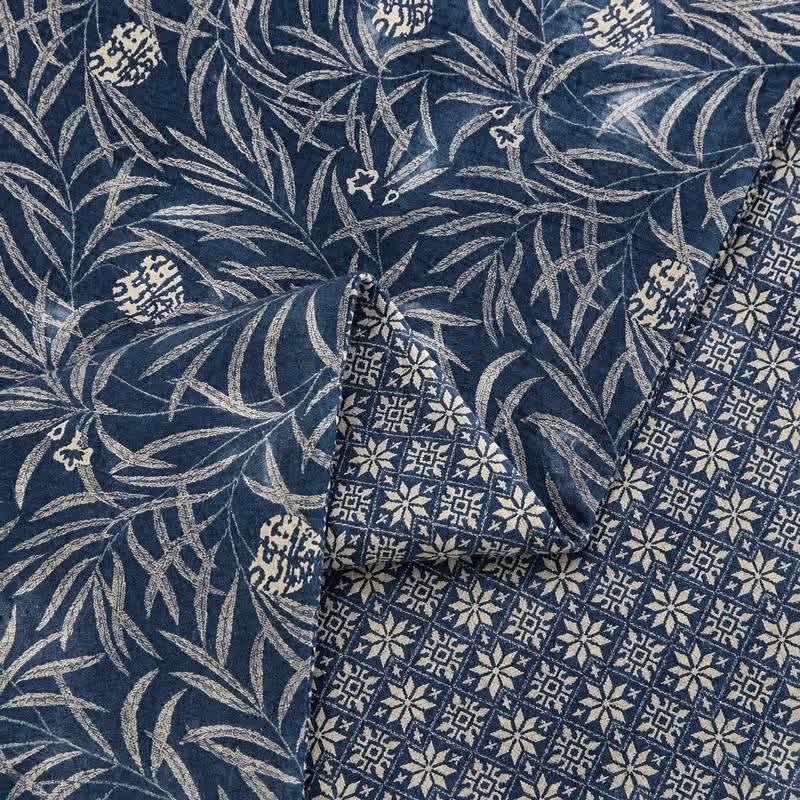 Botanical Flower Reversible Cotton Quilt - image 5