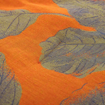 Orange Autumn Leaf Cotton Gauze Quilt - image 5