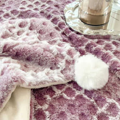 Checkered Grid Reversible Throw Blanket - image 45