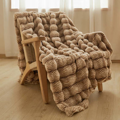 Soft Plush Wavy Fluffy Blanket - image 12