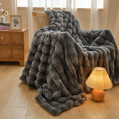 Soft Plush Wavy Fluffy Blanket - image 37