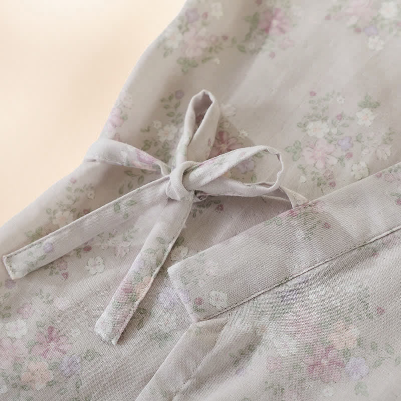 Floral Cotton Gauze Nightgown Home Wear - image 8