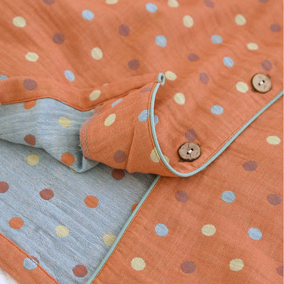 Playful Dot Cotton Gauze Loungewear Set - image 11
