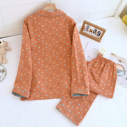Playful Dot Cotton Gauze Loungewear Set - image 5