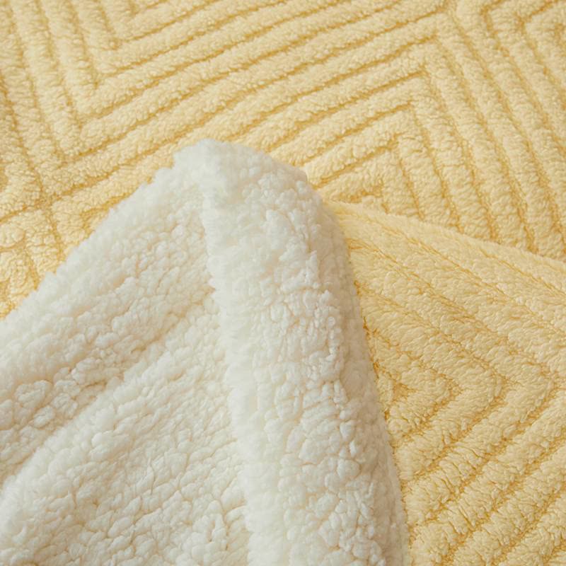 Diamond-Weave Sherpa Throw Blanket - image 48