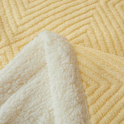 Diamond-Weave Sherpa Throw Blanket - image 48