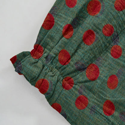 Polka Dot Cotton Harem Pants - image 10