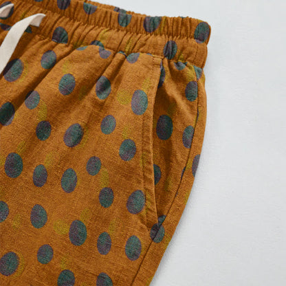 Polka Dot Cotton Harem Pants - image 21
