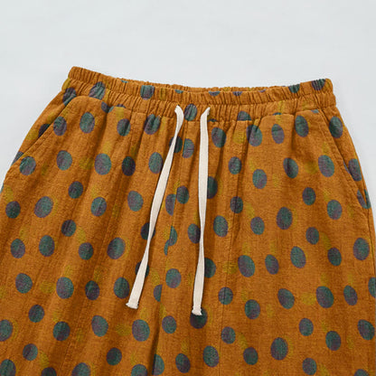 Polka Dot Cotton Harem Pants - image 20