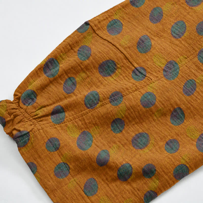 Polka Dot Cotton Harem Pants - image 23