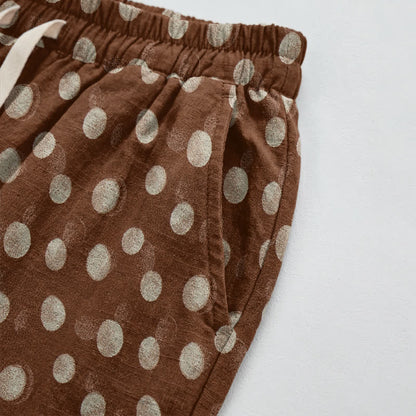 Polka Dot Cotton Harem Pants - image 27