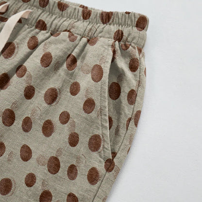 Polka Dot Cotton Harem Pants - image 33