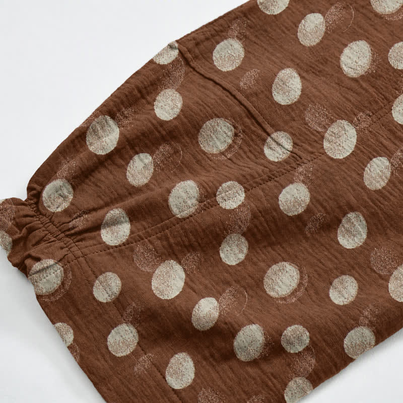 Polka Dot Cotton Harem Pants - image 29