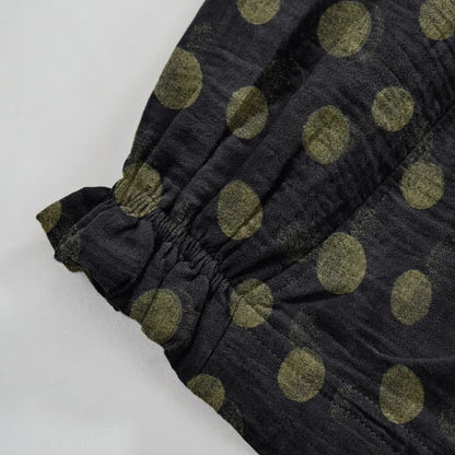 Polka Dot Cotton Harem Pants - image 40