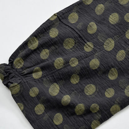 Polka Dot Cotton Harem Pants - image 41