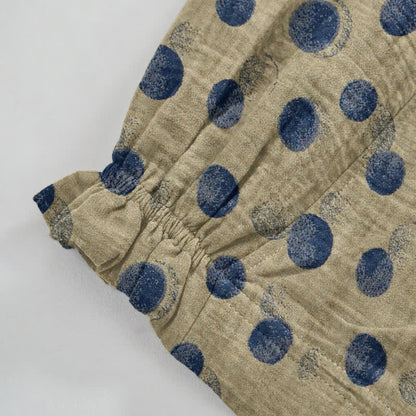 Polka Dot Cotton Harem Pants - image 58