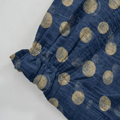 Polka Dot Cotton Harem Pants - image 52