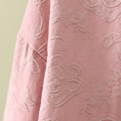 Vintage Cotton Linen Frog Button Lounge Top - image 7