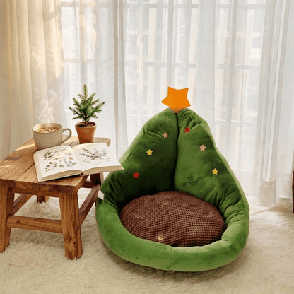 Christmas Tree Shaped Plush Cushion - image 2