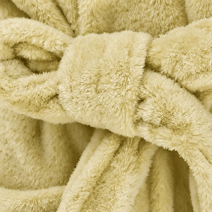 Soft Flower Coral Fleece Bath Robe - image 8