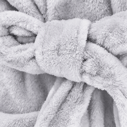 Soft Flower Coral Fleece Bath Robe - image 19