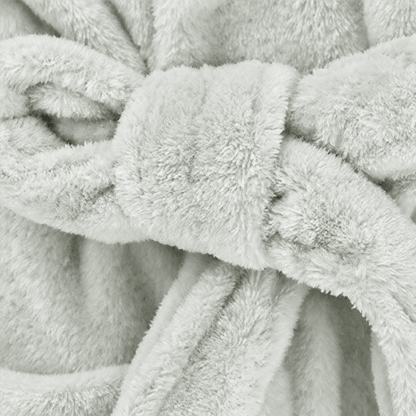 Soft Flower Coral Fleece Bath Robe - image 13