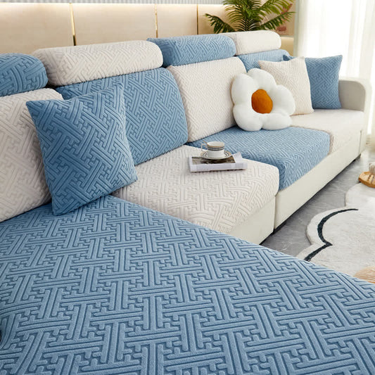 Simple Style Sectional Magic Sofa Cover