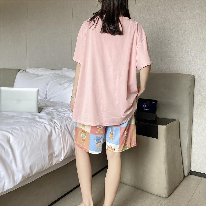 Cotton Loose-fit Cute Summer Nightwear Set