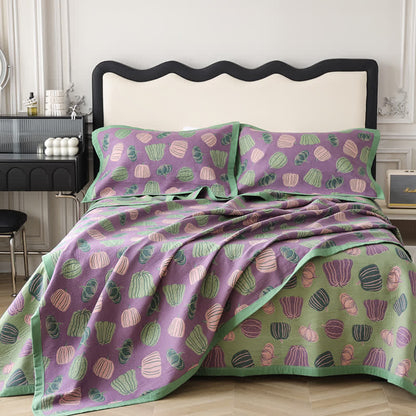 Retro Pumpkin Cotton Gauze Breathable Quilt