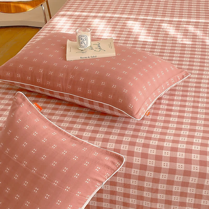 Breathable Cotton Gauze Modern Style Coverlet