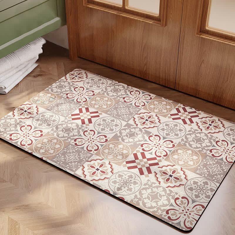 Anti-slip Quick-dry Elegant Bath Mat