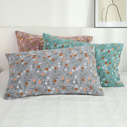 Ownkoti Rural Flower Pattern Pillowcases Pillow Shams (2PCS)