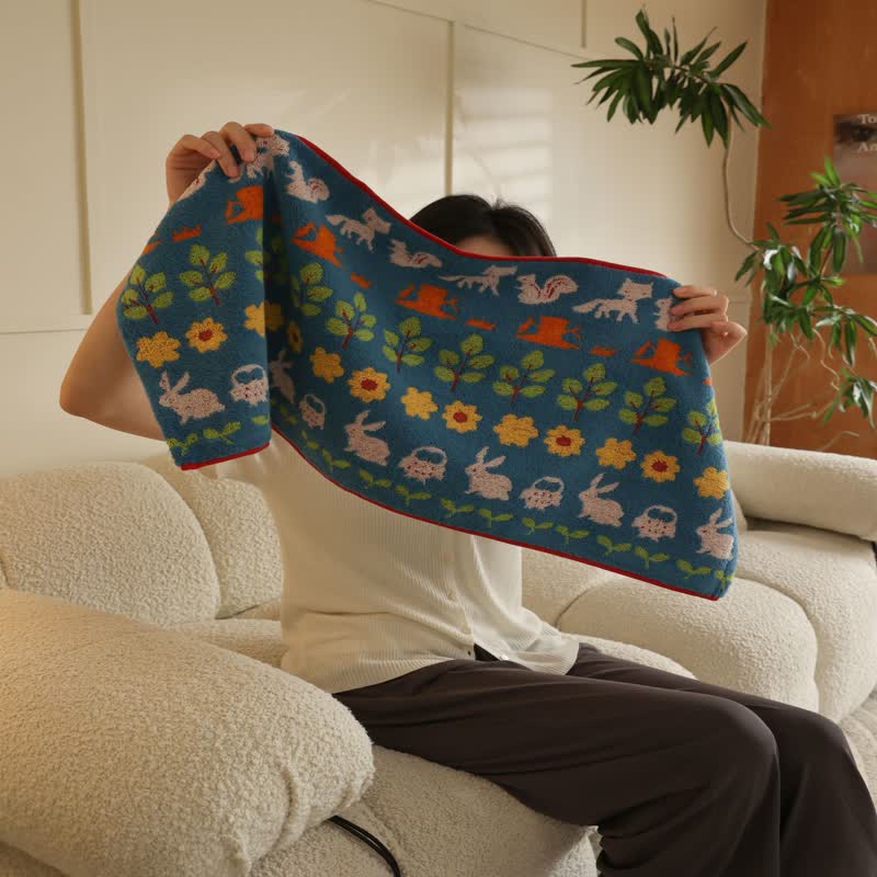 Animal & Flower Cotton Soft Bath Towel