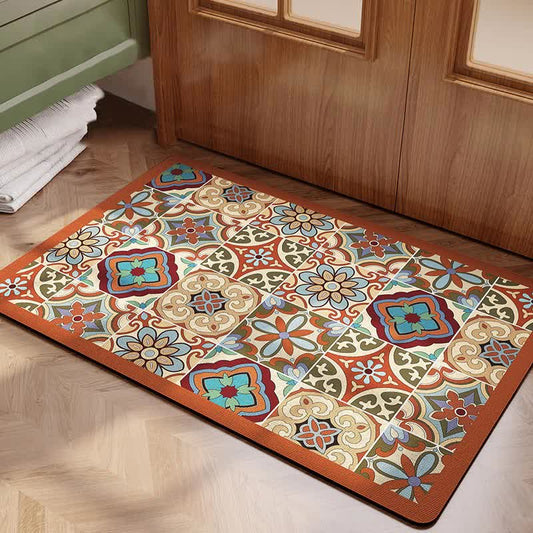 Vintage Charm Quick-dry Bath Mat