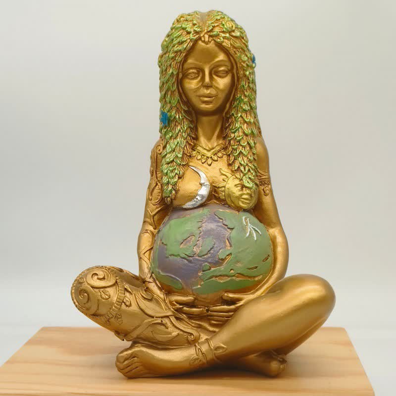 Resin Goddess Gaia Decorative Ornament