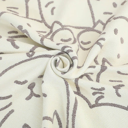 Cute Cat Four Layers Cotton Gauze Quilt